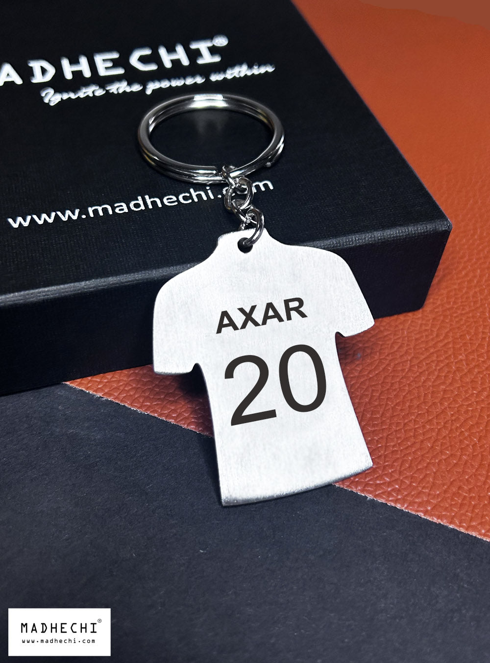Axar Patel Jersey Keychain