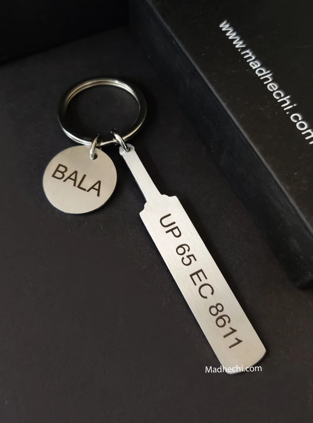 Bat and Ball cricket Keychain