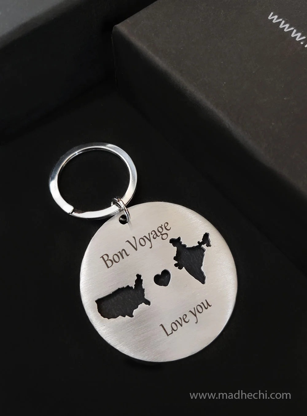 Bon Voyage Keychain India USA