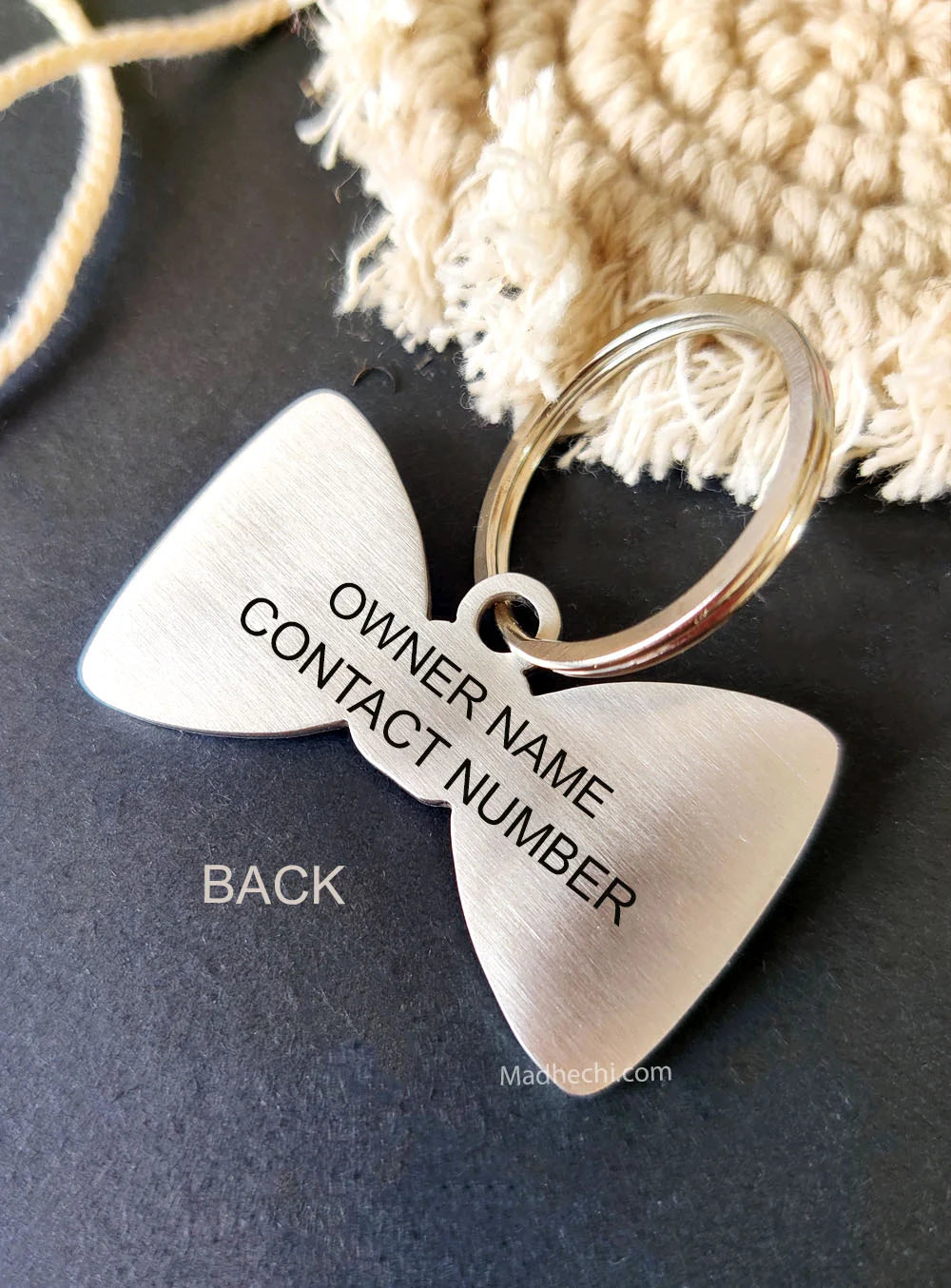Bow Dog Tag