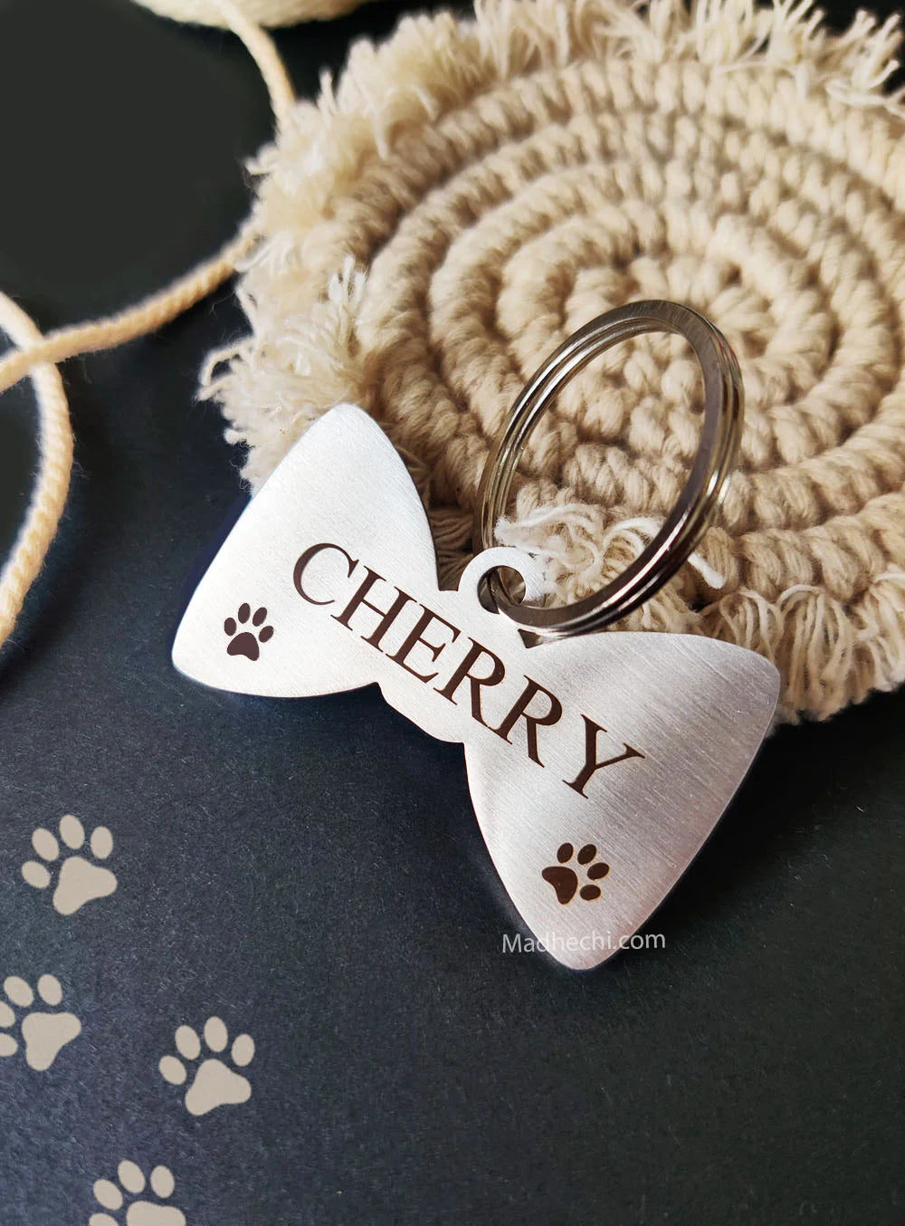 Bow Dog Tag