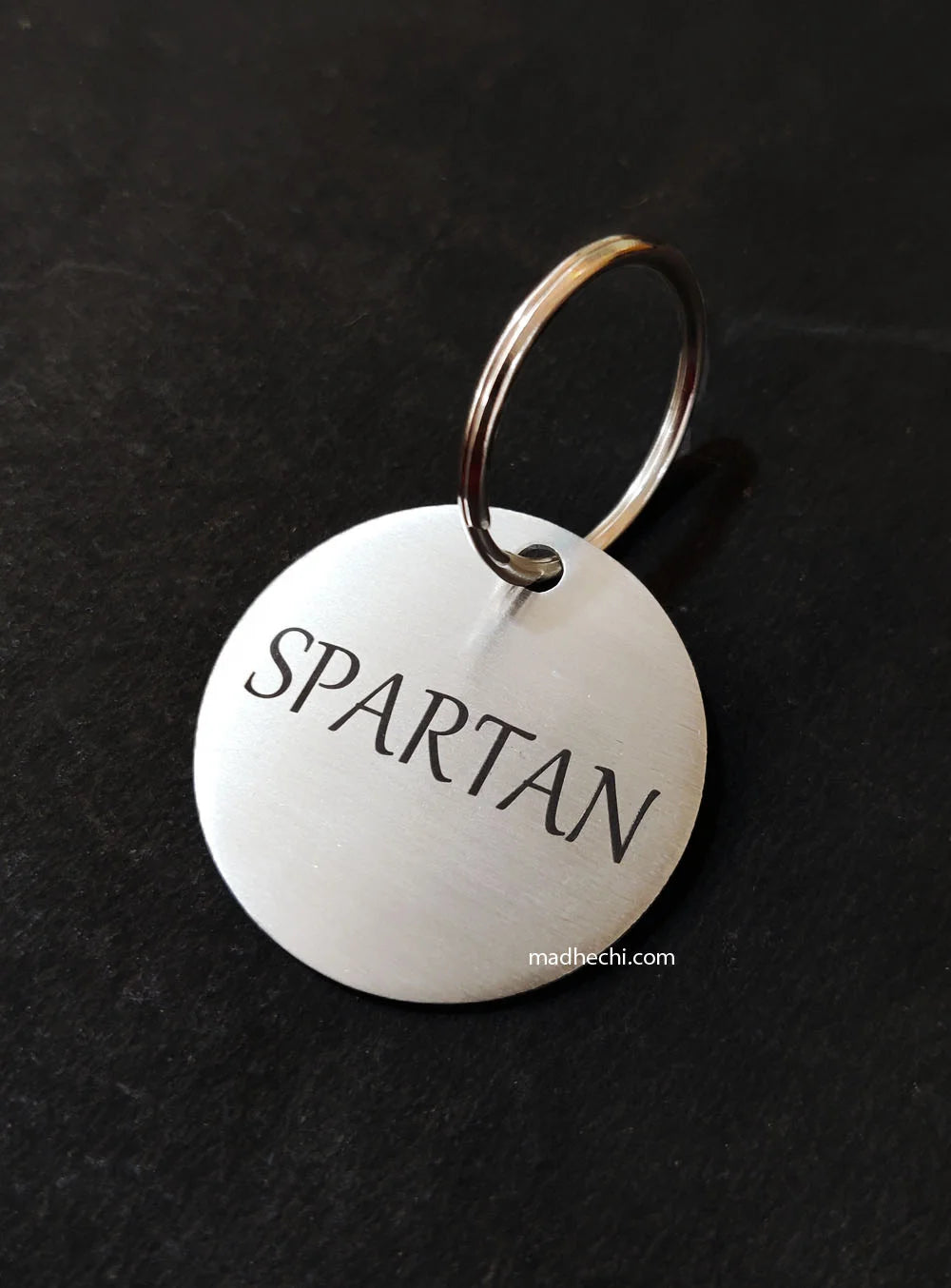 Circle Dog Name Tag