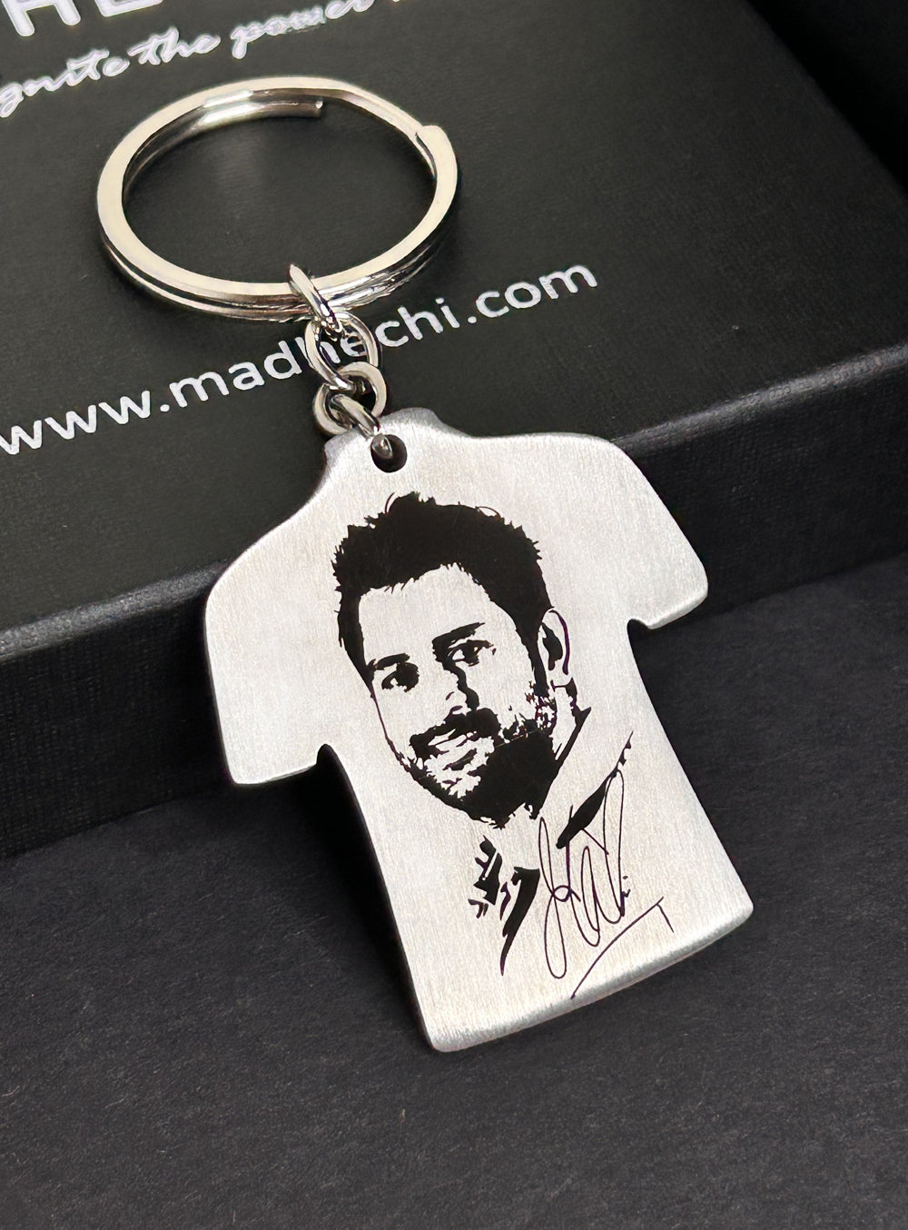 MS Dhoni Face Keychain