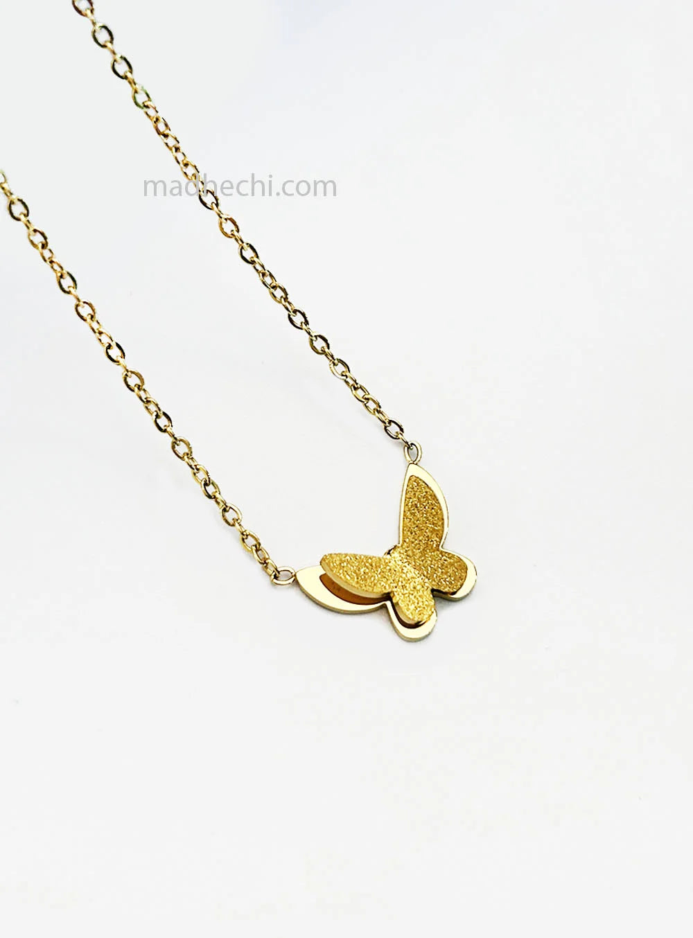 Gold Butterfly Necklace