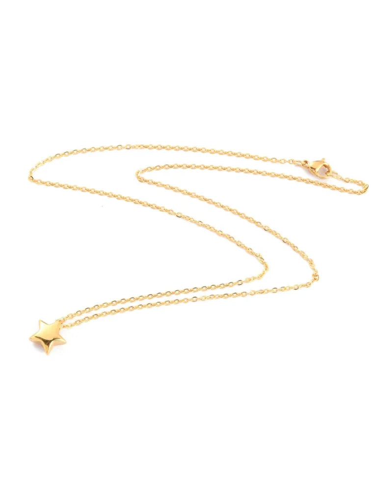 Gold Star Necklace