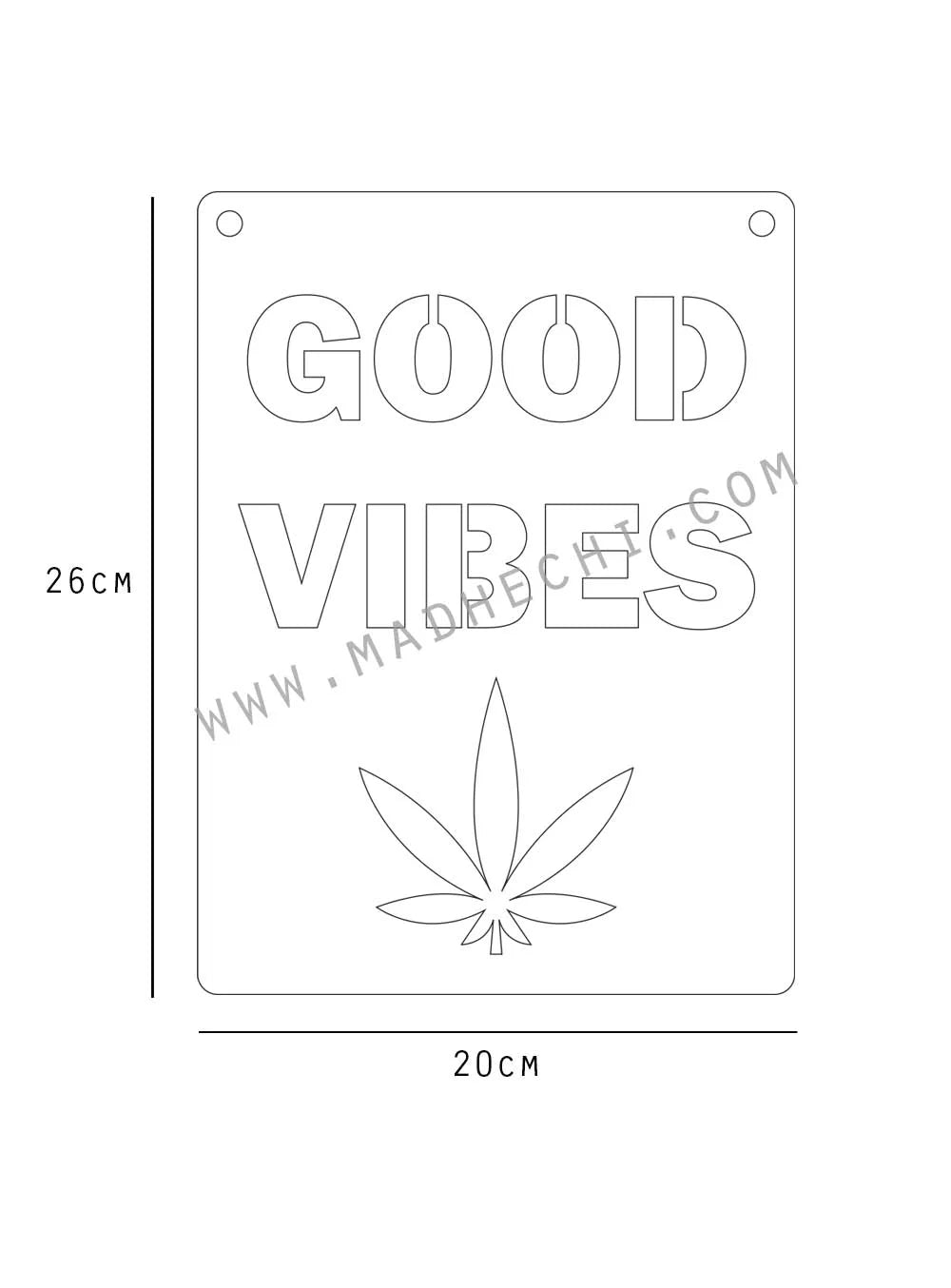 Good Vibes Wall Hanging