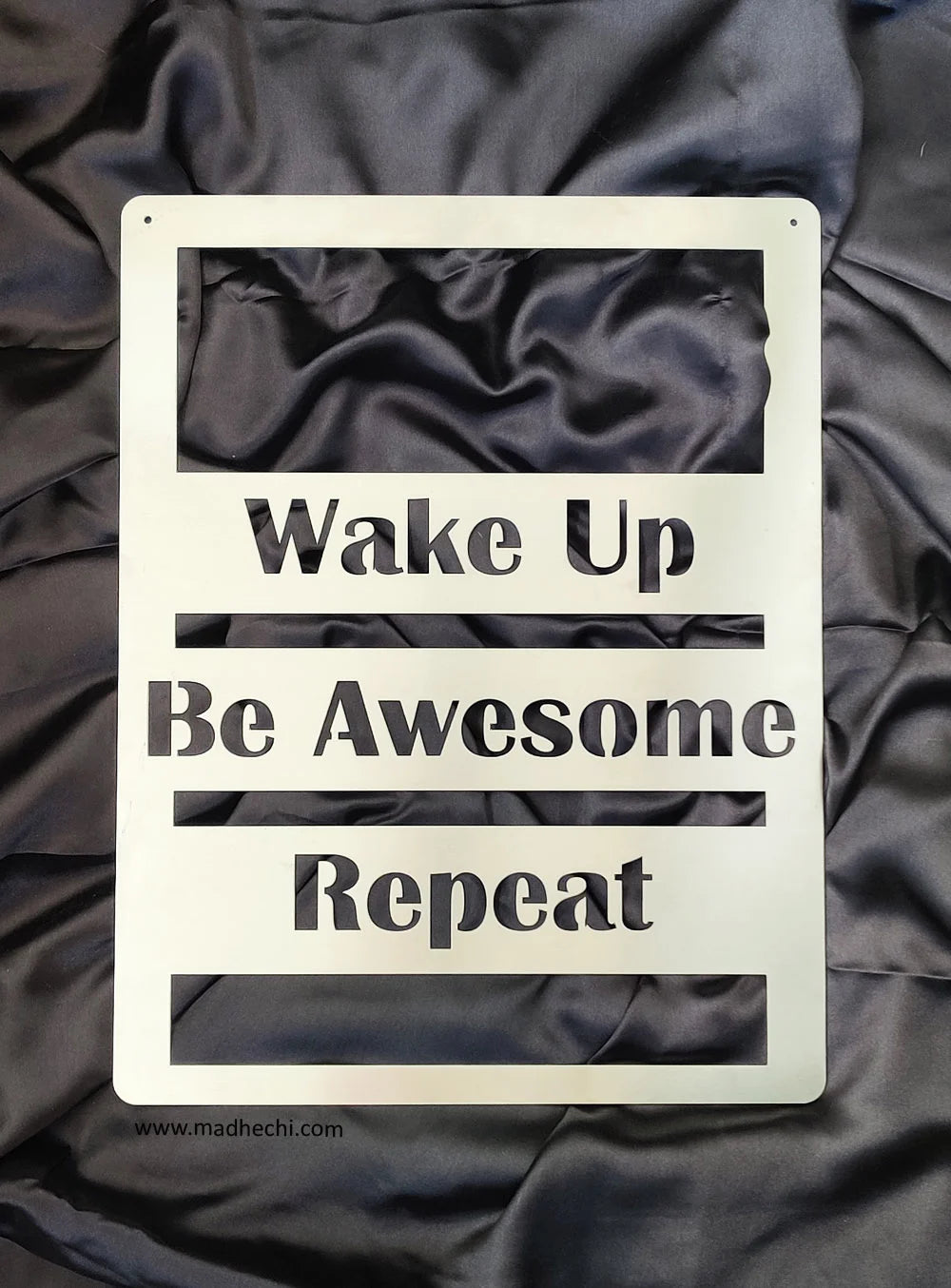 Wake Up Be Awesome Wall Hanging