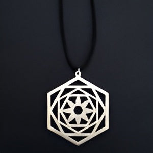 Hexagon Flower Necklace