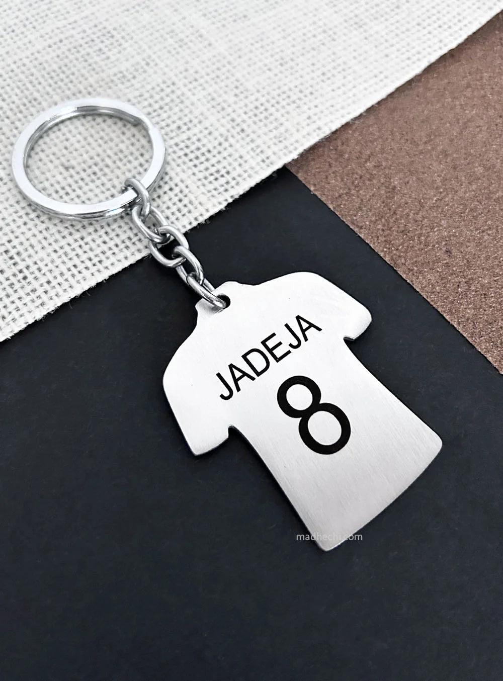 Jadeja Jersey Keychain
