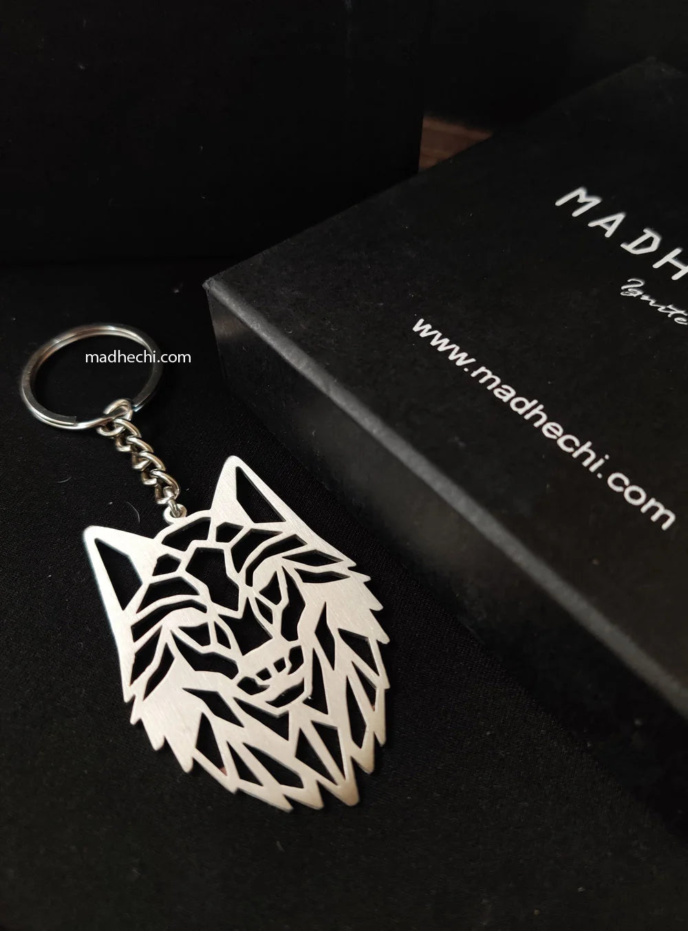 Wolf Keychain | Wolf Keyring | Madhechi Wolf Keychain | Wolf Keyring | Madhechi