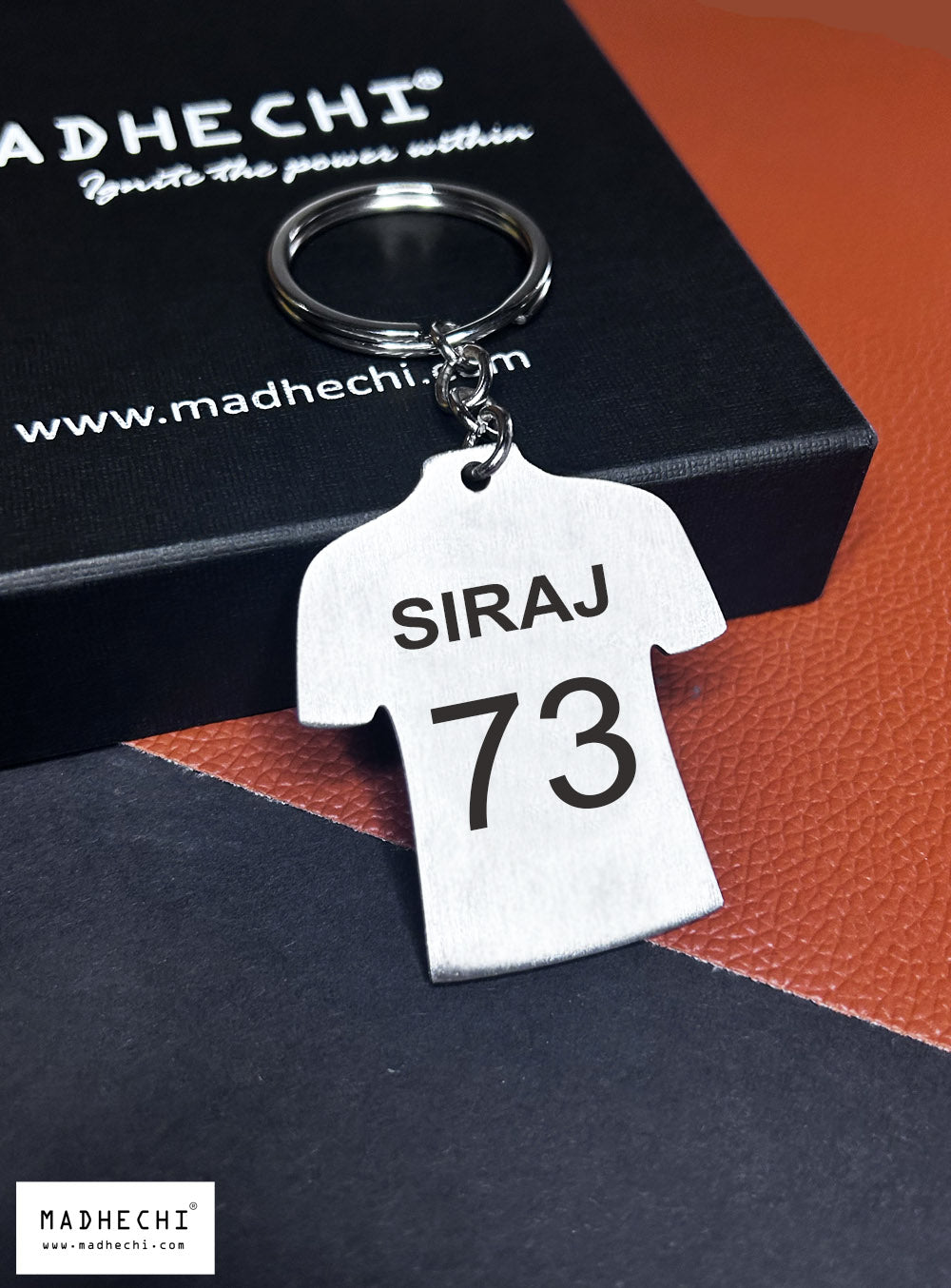 Mohammed Siraj Jersey Keychain