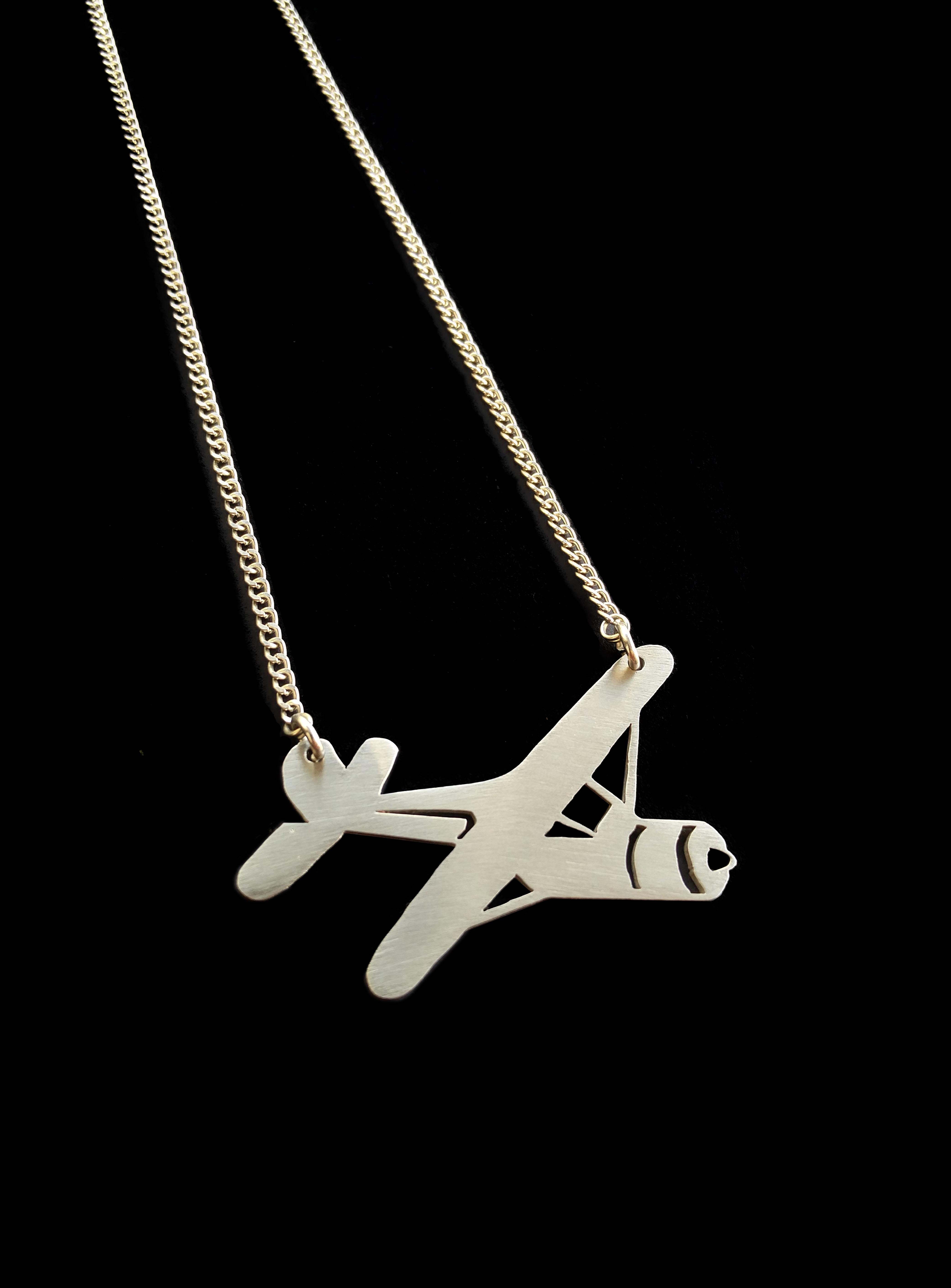 Shop Plane Necklace Aircraft Propeller Nacklace Madhechi