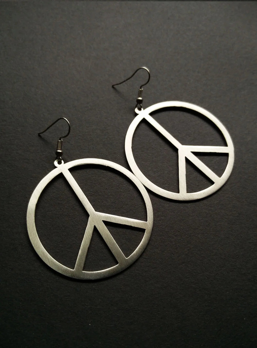 Peace Hoop Earrings