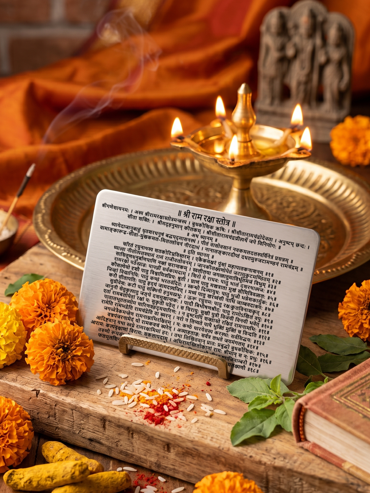 Ram Raksha Stotra Metal Card
