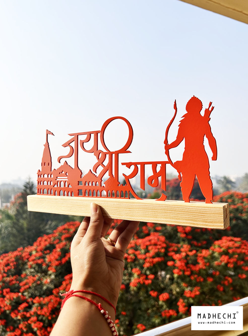 Ram Mandir Desk Stand