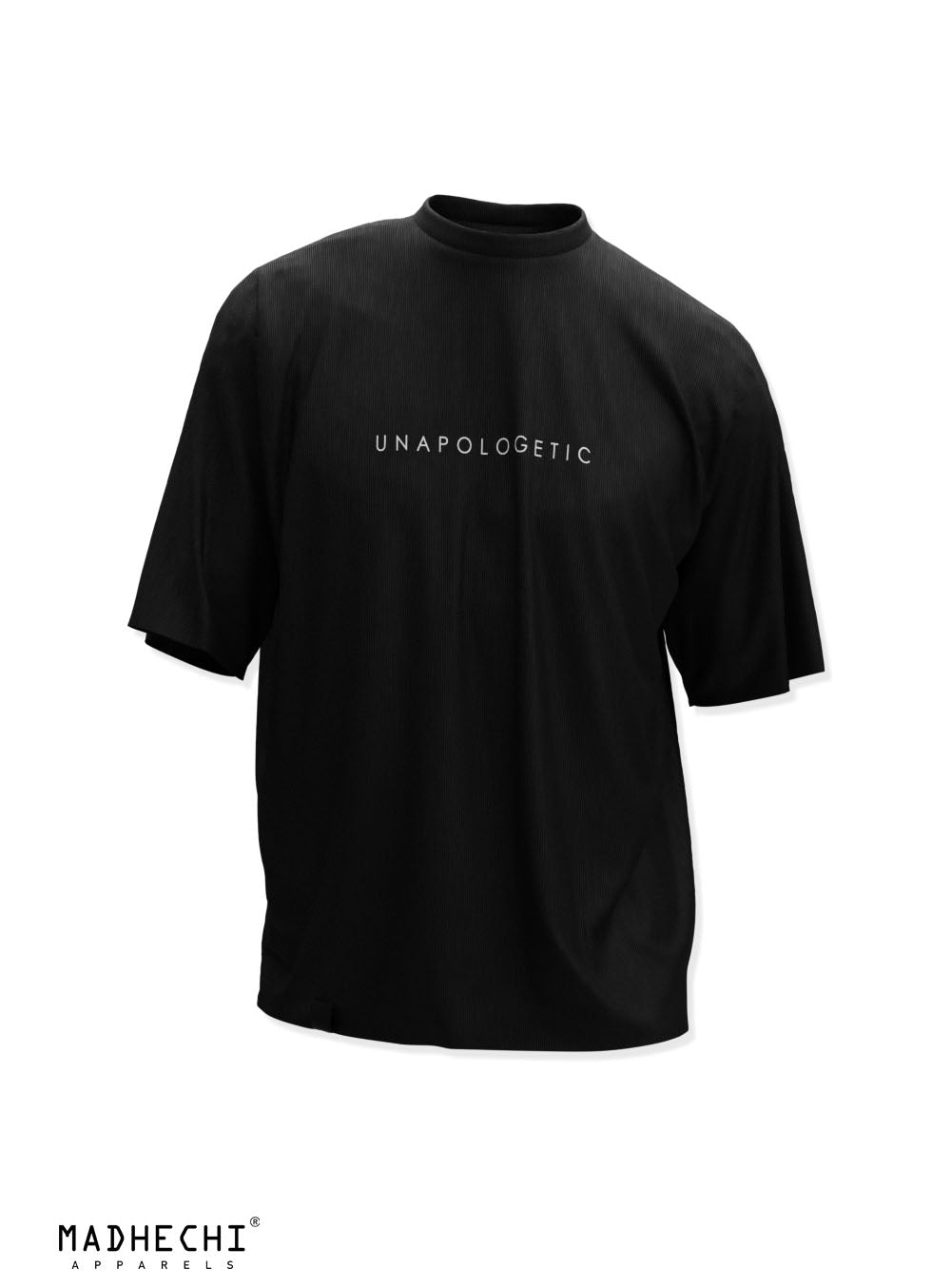 Unapologetic Oversized Black T-Shirt