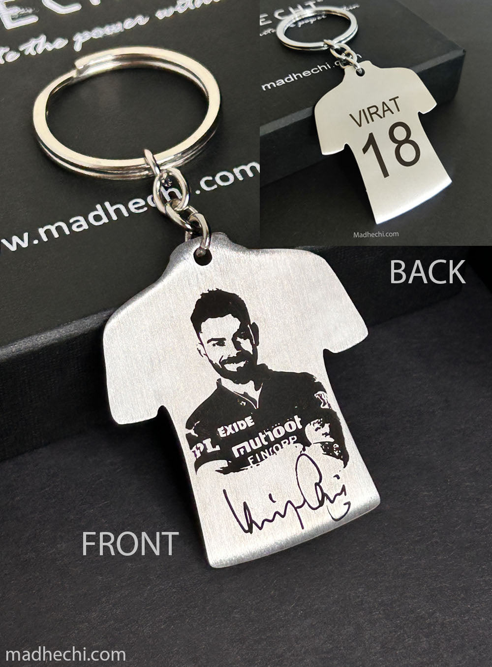 Virat Kohli Face Keychain