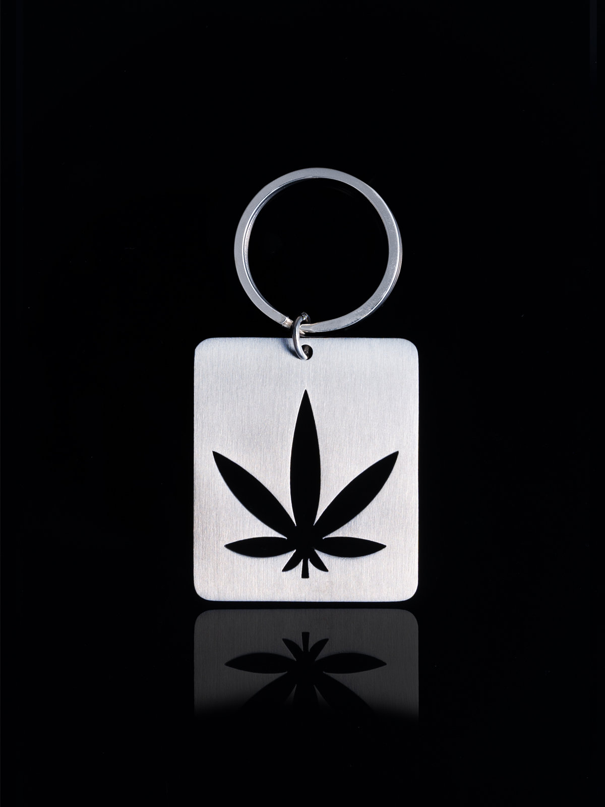 Weed Leaf Keychain