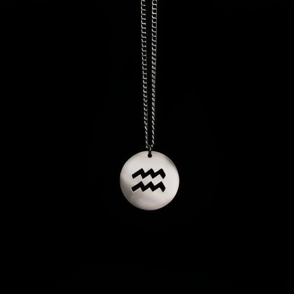 Aquarius Zodiac Sign Neckpiece