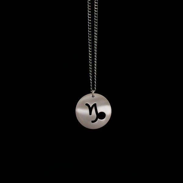 Capricorn Zodiac Sign Necklace