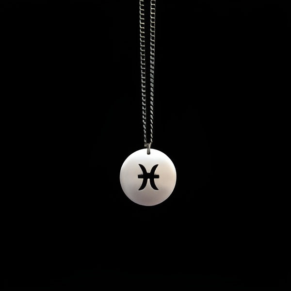 Pisces Zodiac Sign Necklace