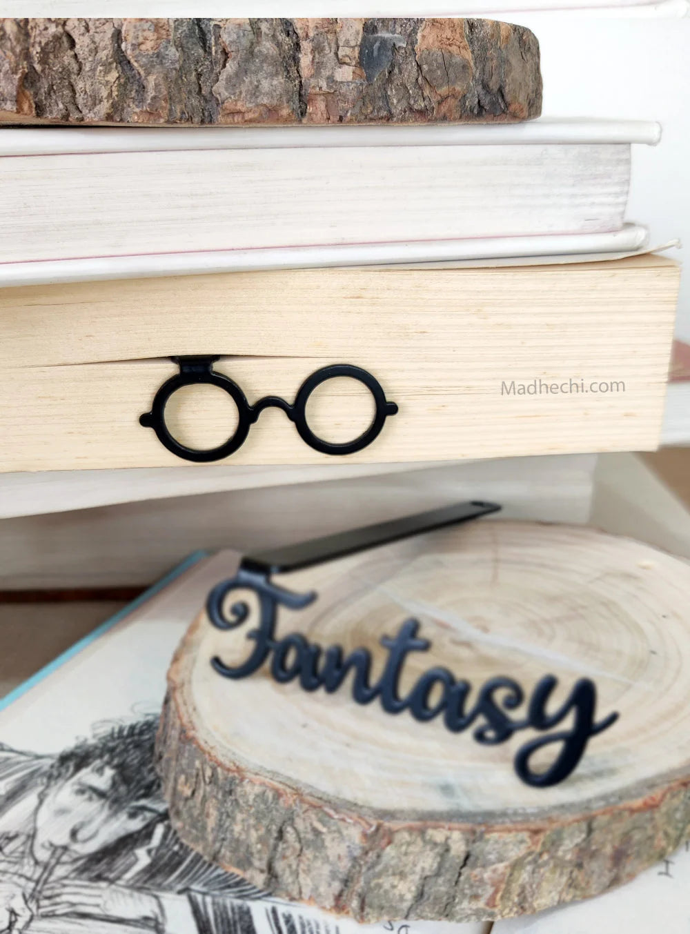 Round Glasses Bookmark