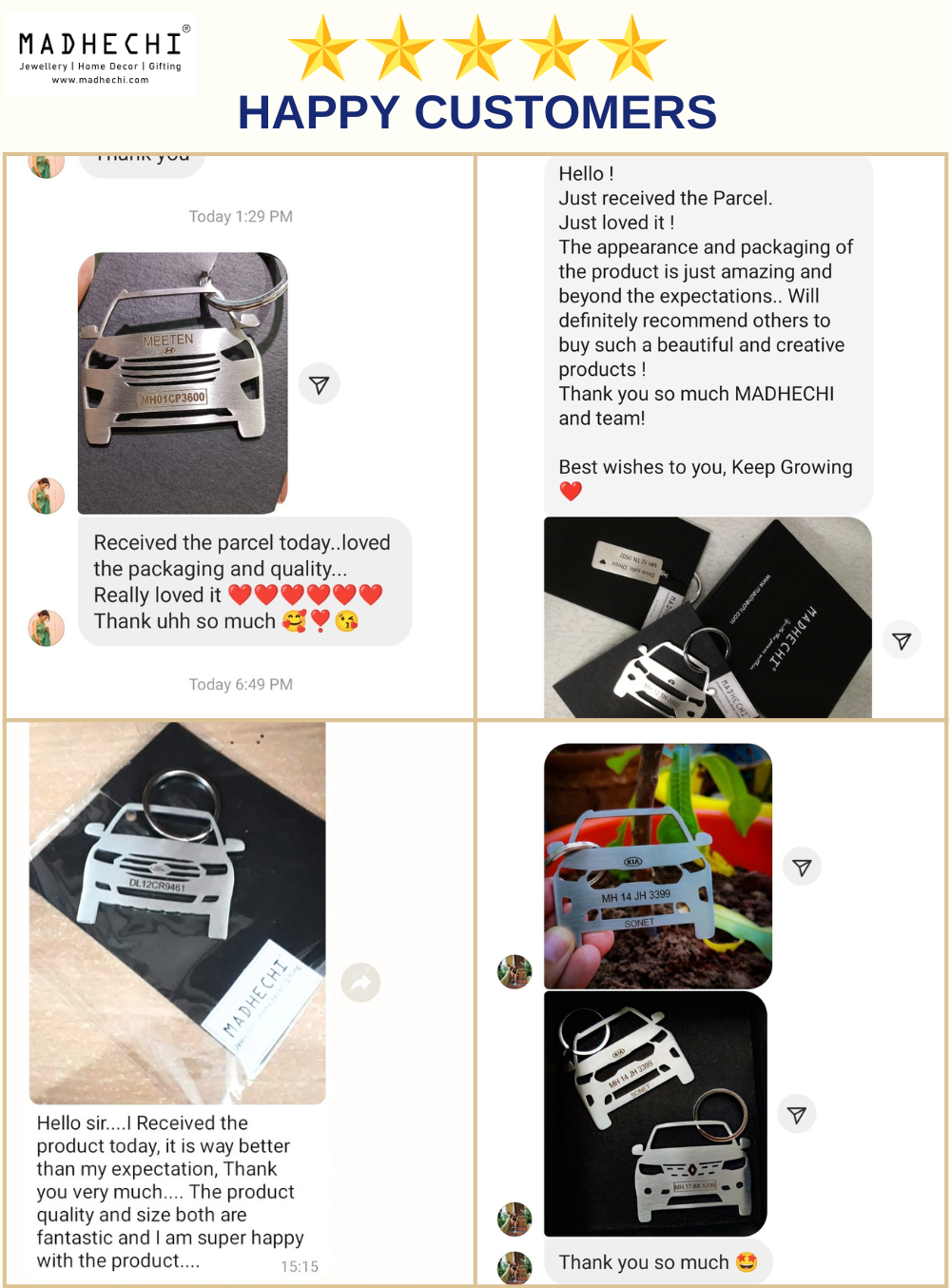 Personalized Car Keychain