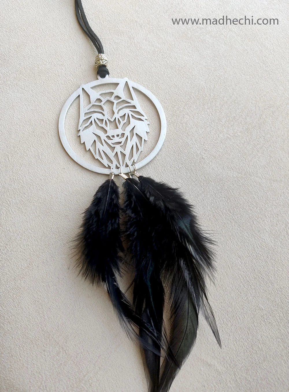 Wolf Dream Catcher Car Hanging