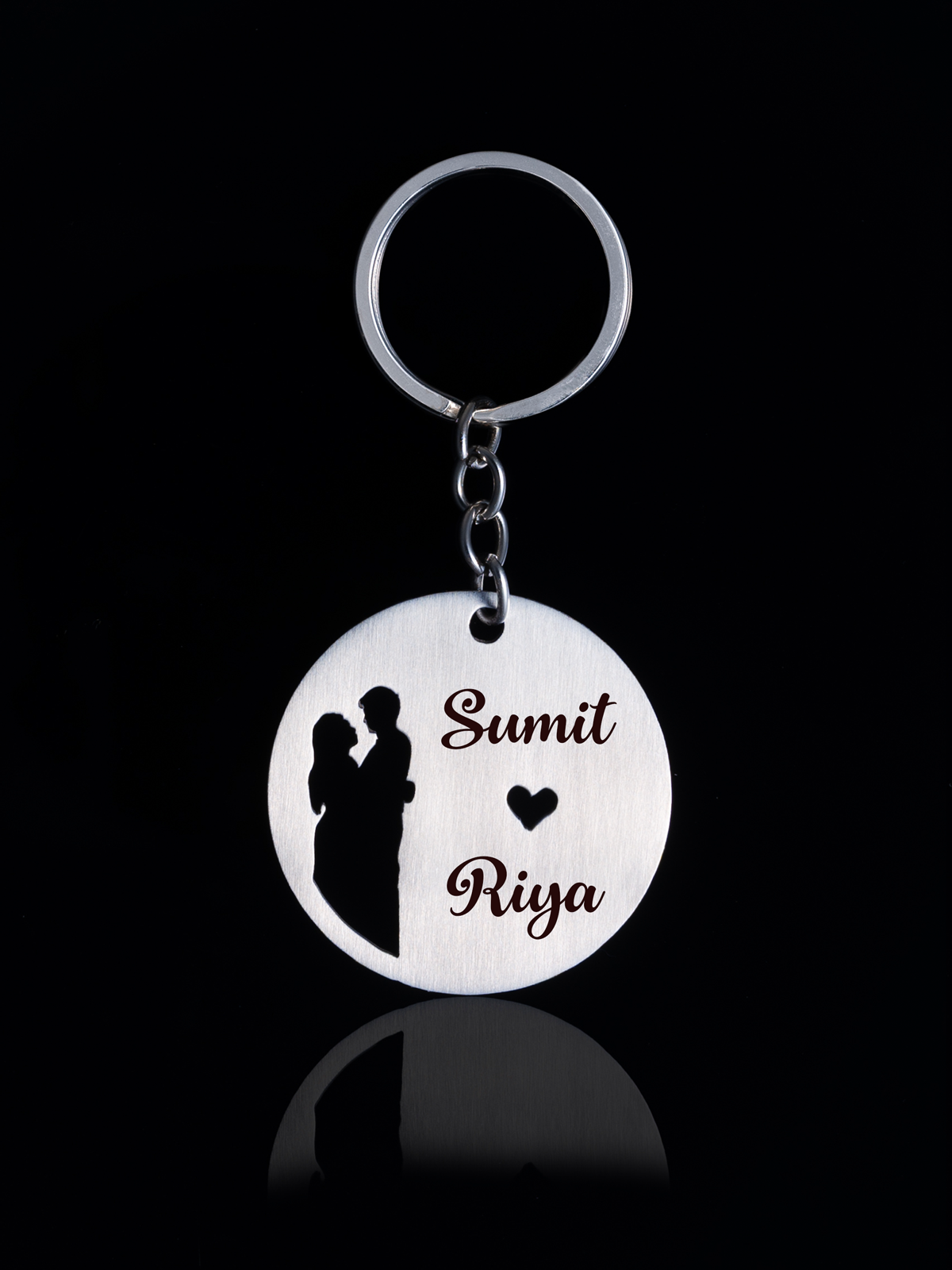Couple Name Keychain