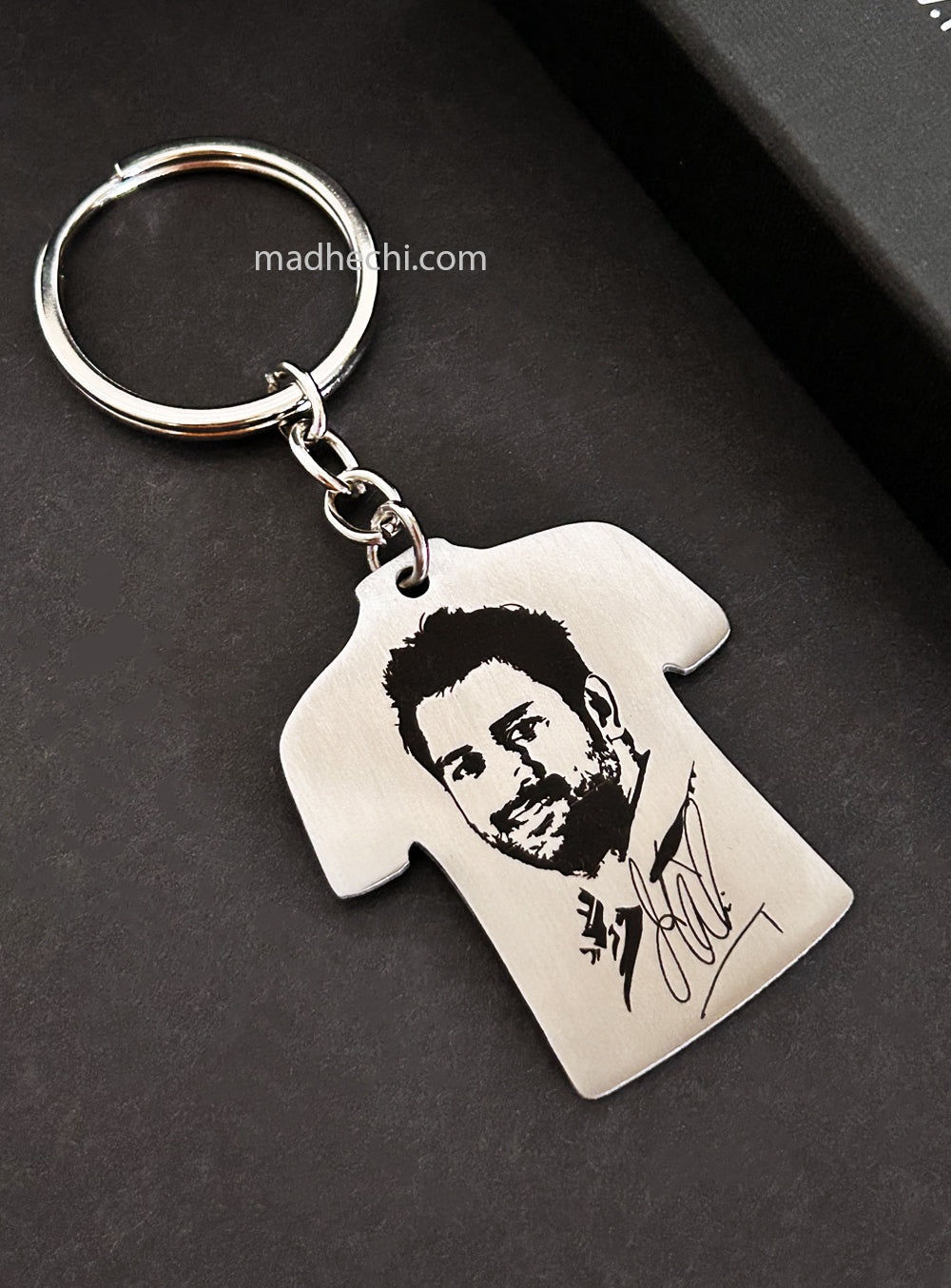 MS Dhoni Face Keychain
