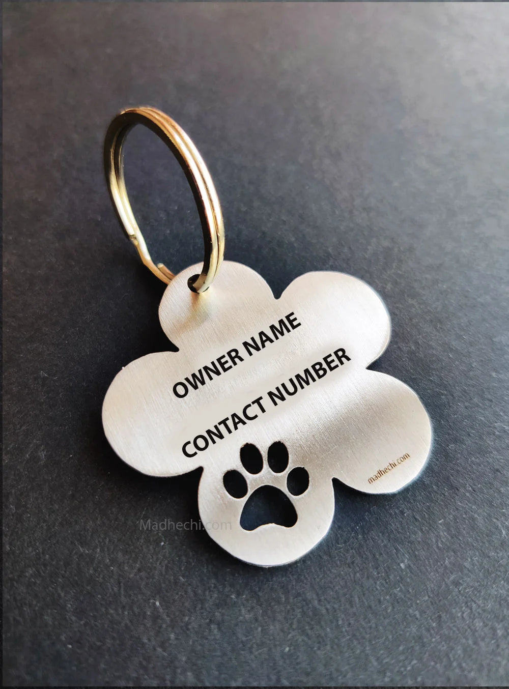 Buy Flower Shaped Dog Tag Madhechi