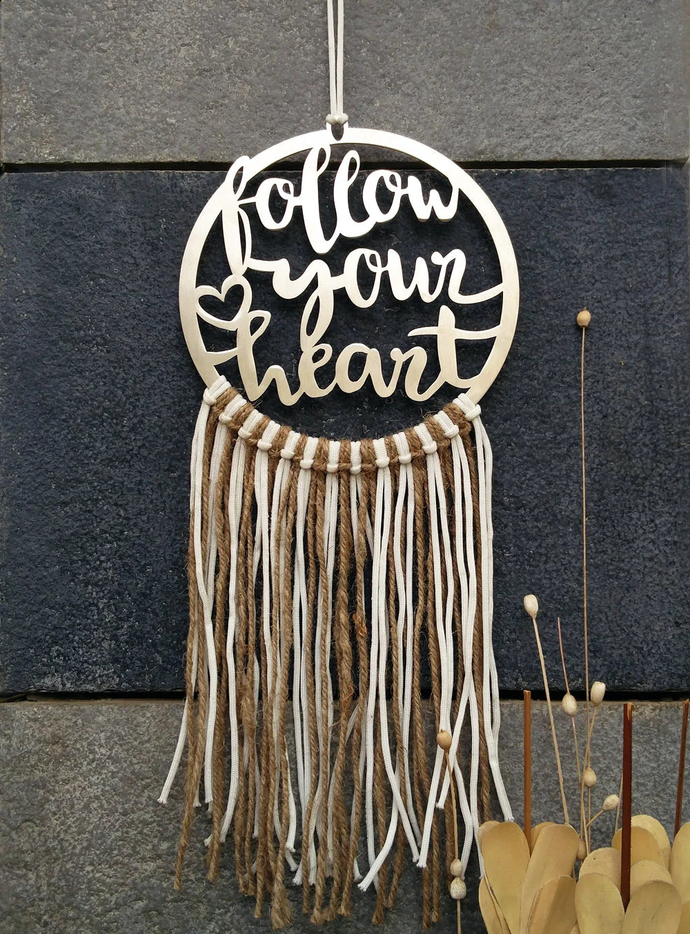 Follow Your Heart Wall Hanging