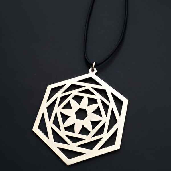 Hexagon Flower Necklace
