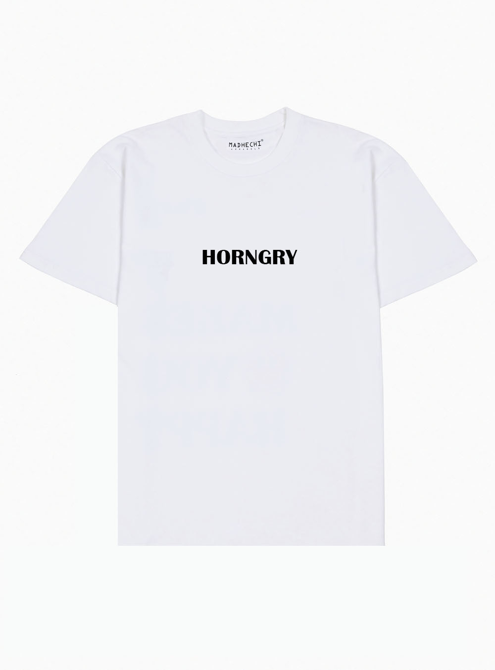 Horngry Oversized White T-Shirt