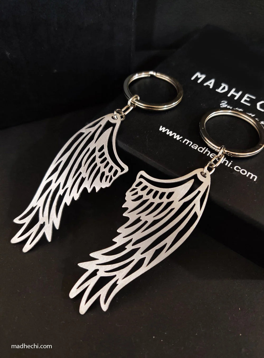 Feather Wings Couple Keychain