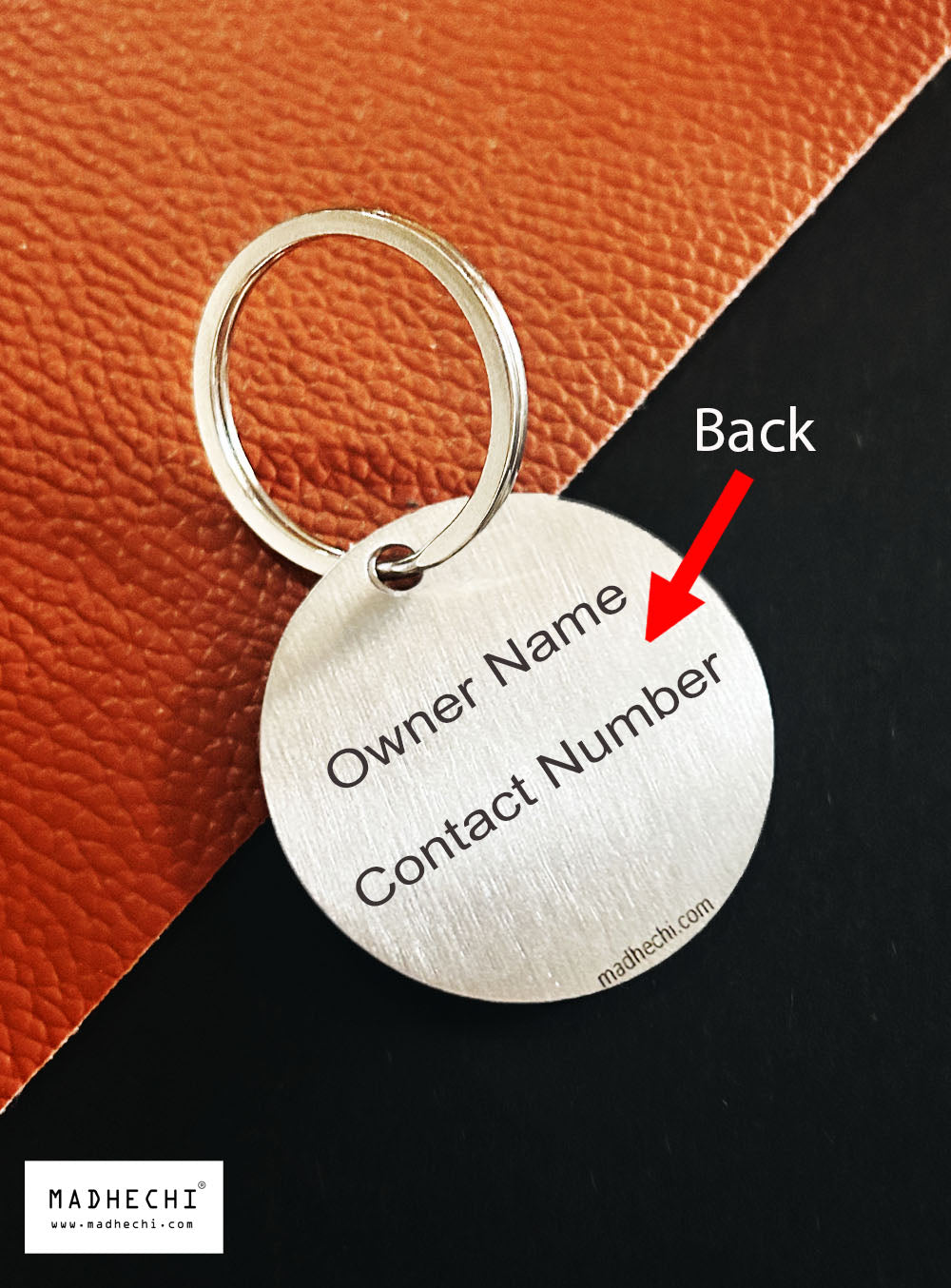 Pug Pet Face Name Tag