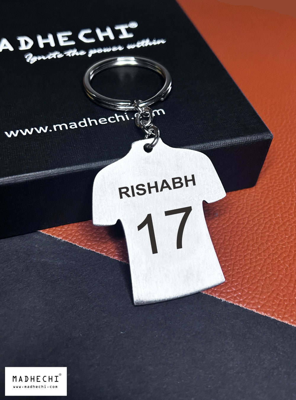 Rishabh Pant Jersey Keychain