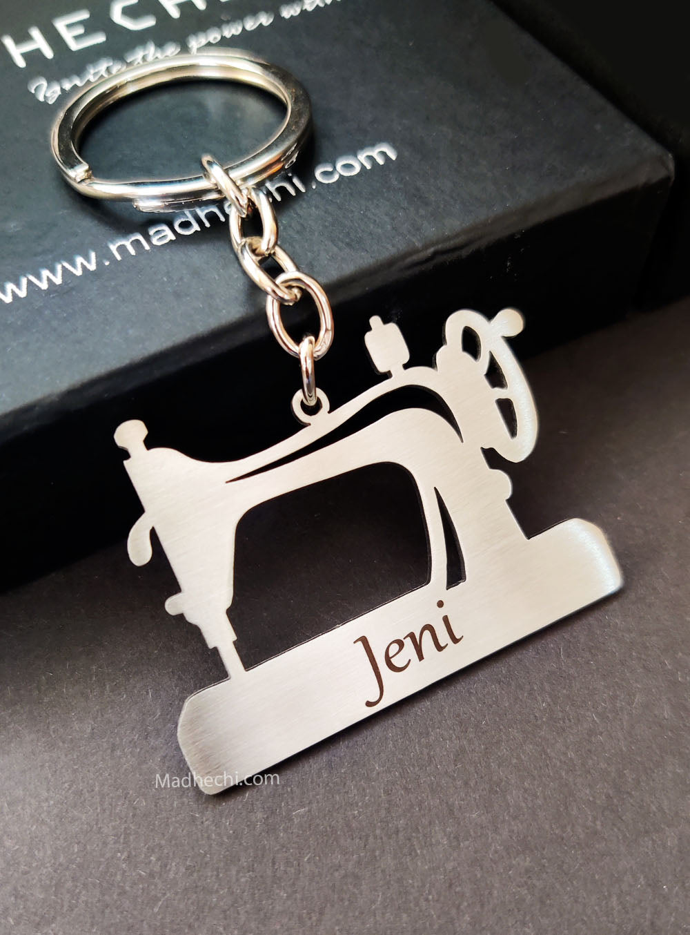 Buy Sewing Machine Keychain | Sewing Machine Keyring | Madhechi