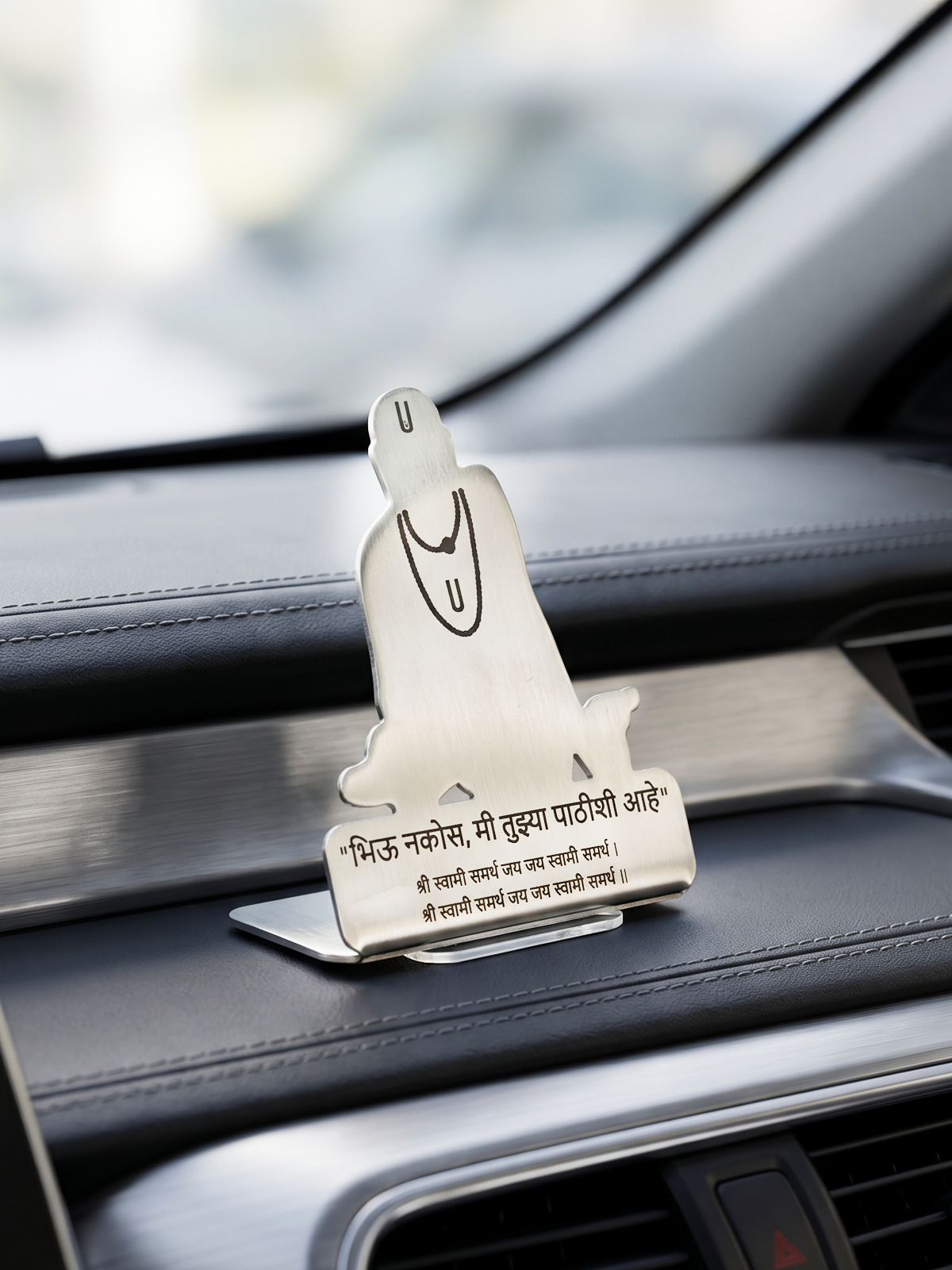 Shri Swami Samarth Car Dashboard Stand