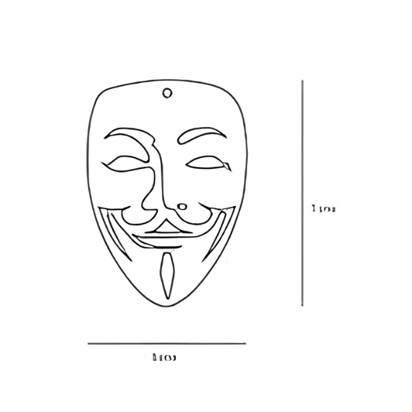Anonymous Mask Locket