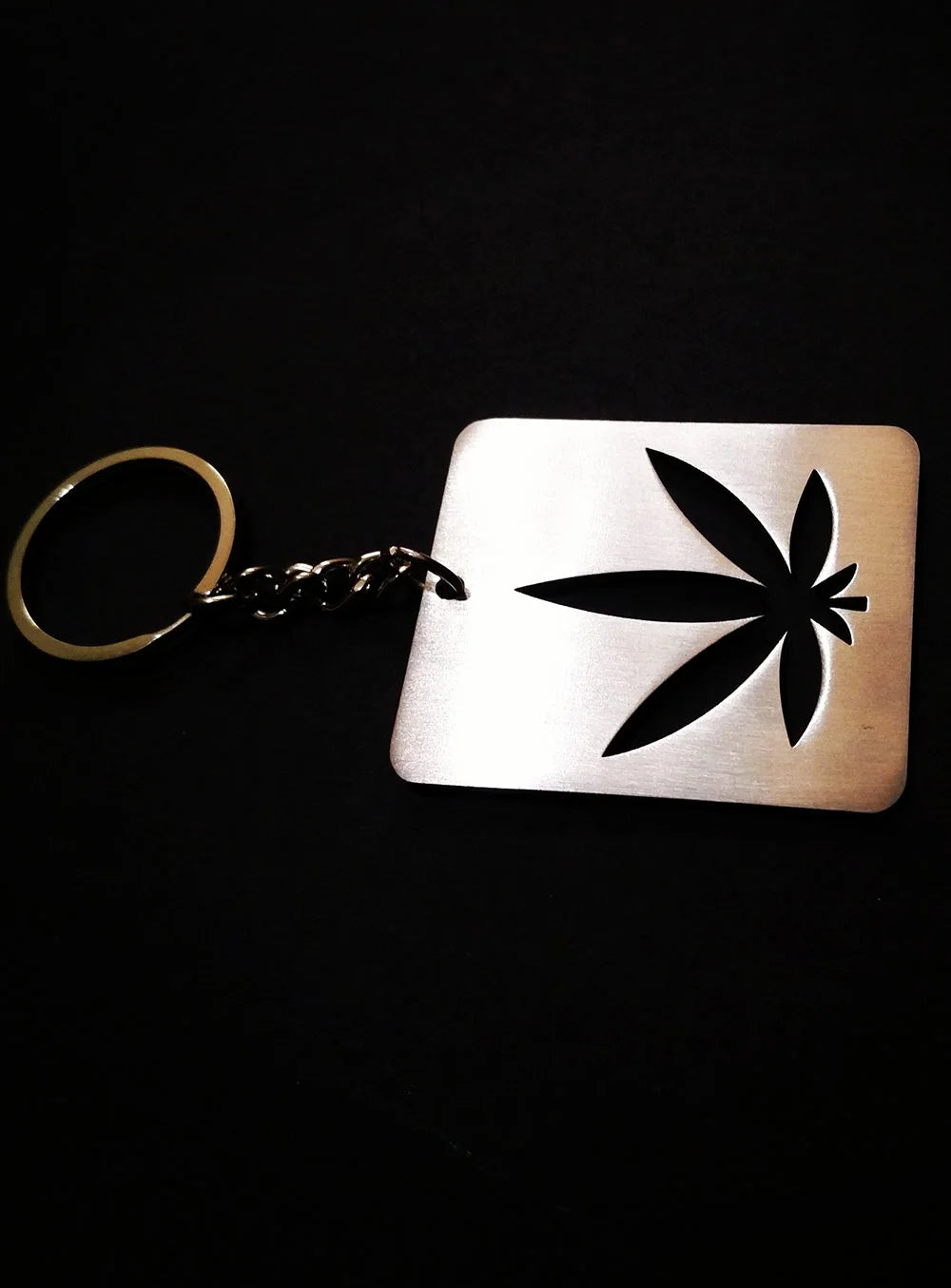 Weed Leaf Keychain